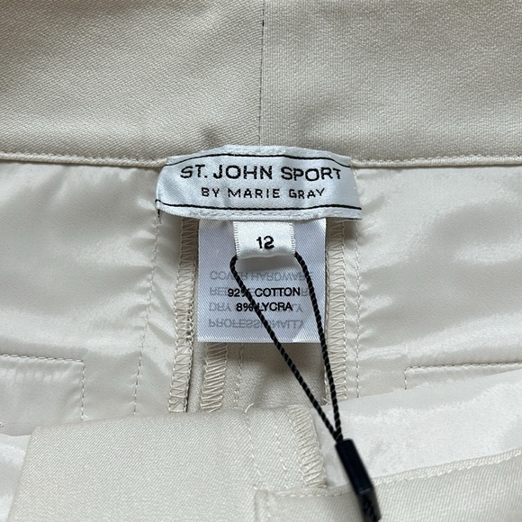 NWT. St John Sport by Marie Gray pants. Khaki. - Picture 3 of 6